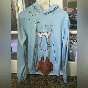 Blue Squid-ward Hoodie